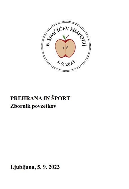 prehrana in šprt